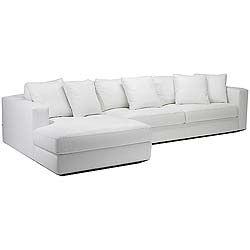 Reid Sectional Chaise Left - Ultrasuede