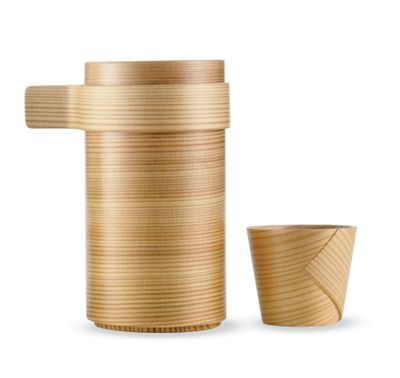 Cedar Sake Vessel