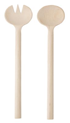 Modern Beech Wood Salad Set