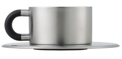 Maillard Stainless Espresso Cup and Saucer