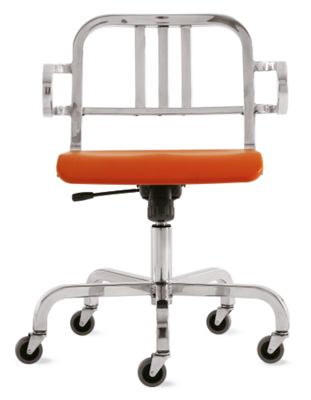 Nine-0 Swivel Armchair - 3 Bar Back