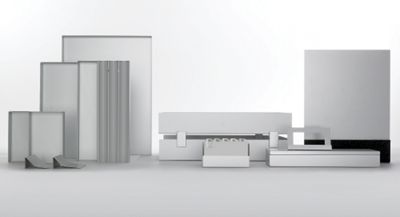 Aluminum Desk Set