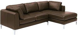 Albert Sectional Chaise Right in Sierra Leather