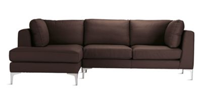 Albert Sectional Chaise Left in Vienna Leather