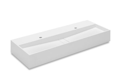 Compact Double Sink Single Faucet - 48