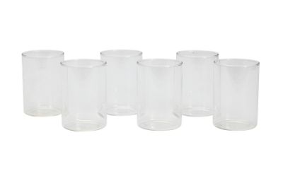 Glass Teacups (Set of 6)