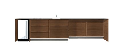 Horizontal Wall Kitchen and Bar