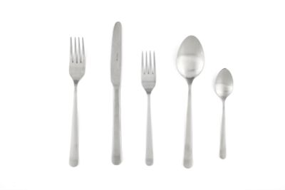 Almoco Silver Flatware (5-Piece Setting)