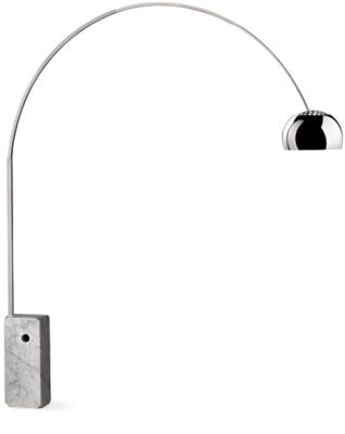 Arco Floor Lamp - White Base