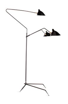 Serge Mouille Three-Arm Floor Lamp