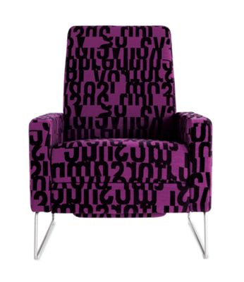 Flight Recliner in Maharam <i>Letters</i> (Fabric 4)