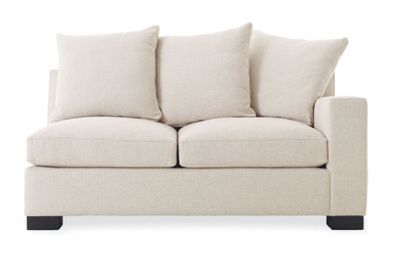 Muse One-Arm Sofa, Right in Fabric C