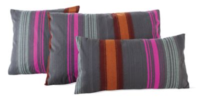 Maharam DWR Pillow, 17" x 17" in Painted Stripe (Tempera)