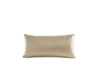 Metallic Leather Throw Pillow 