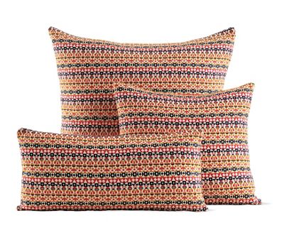 Girard Pillows in <i>Arabesque</i>, Persimmon