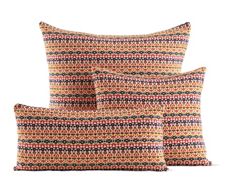 Girard Pillows in Arabeque, Persimmon