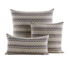 Girard Pillows in Arabesque, Metallic Brown