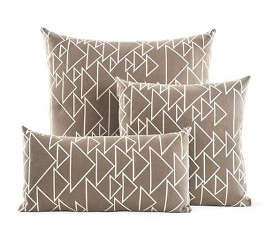 Girard Pillows in <i>One Way</i>, Taupe