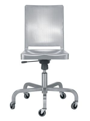 Hudson Armless Task Chair - Brushed