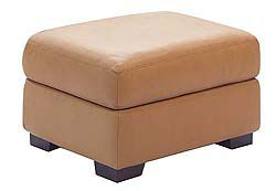 Portola Ottoman - Leather