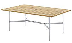 Silver Dining Table - Rectangle