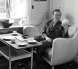 Black and white picture of Finn Juhl