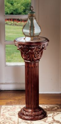 Imperia Marble-Inlaid Column