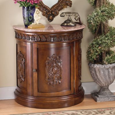 Grand Medallion Crescent Console