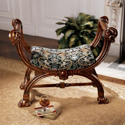 Acanthus Leaf  Tabouret