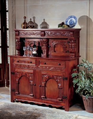 Jacobean Court Cupboard Buffet