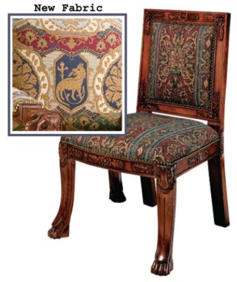 Beardsley Heraldic Lion Side chair