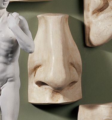 Fragments of David: Nose Sculpture