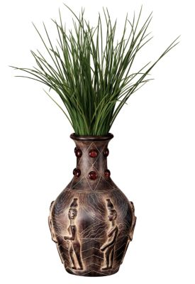 Abuja: Water Bearers Ceramic Urn