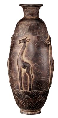 Abuja: Giraffes Ceramic Urn