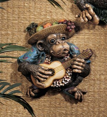 Ukulele of Waikiki Wall Sculpture