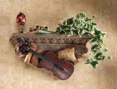 The Mozart Sculptural Wall Shelf