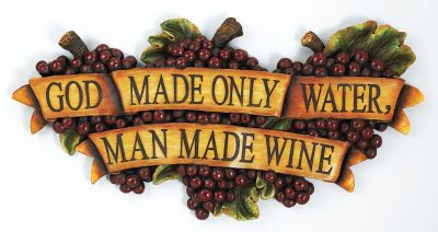 Winemaker&rsquo;s Sculptural Wall Plaque