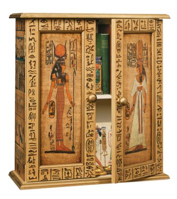 Keepsake of the Pharaoh: Egyptian Curio Cabinet