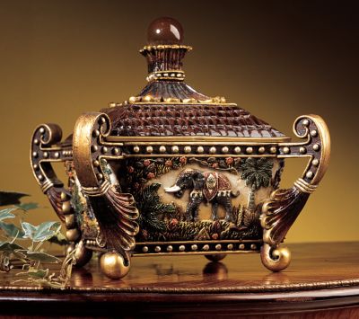 Punjab Elephant Box of Treasures - Set of Two