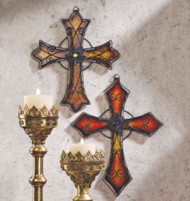 Spiritual Reflection: The Crosses of Light <br>(Set Includes: Amber & Blue)