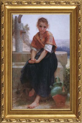 The Broken Pitcher: Classic Art Reproduction (Small)