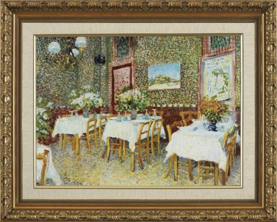 Interior of a Restaurant: Classic Art Reproduction (Small)