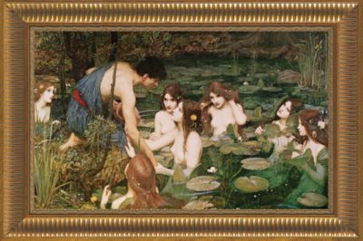Hylas and the Water Nymphs: Classic Art Reproduction (Grande)