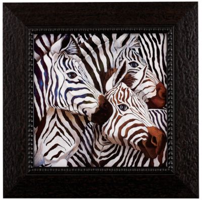 Zebra&rsquo;s Kiss: Classic Art Reproduction (Medium)