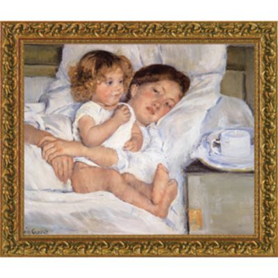 Breakfast Bed Classic Art Reproduction