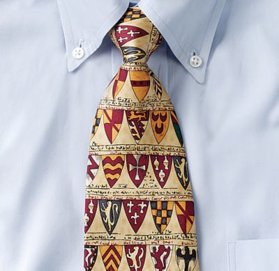Heraldic Shields Silk Tie