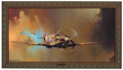 Spitfire Canvas Art Reproduction - Medium