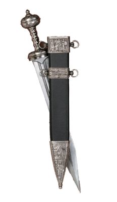 The Gladius Sword with black sheath