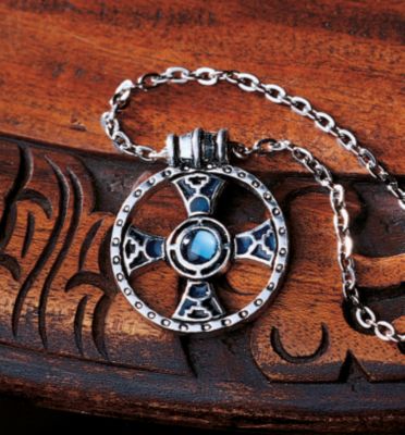 Cross of Lancelot Pewter Pendant