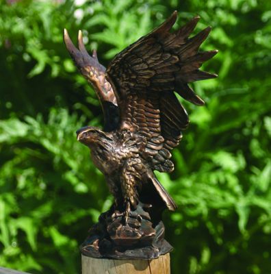 Eagle Bronze Garden Sculpture
